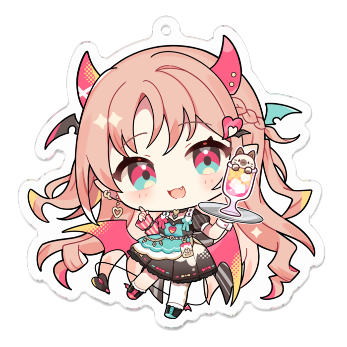 アクリルキーホルダー - 70 x 70 (mm)