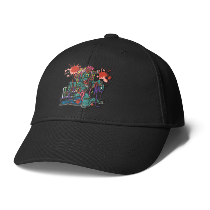 キャップ - ブラック