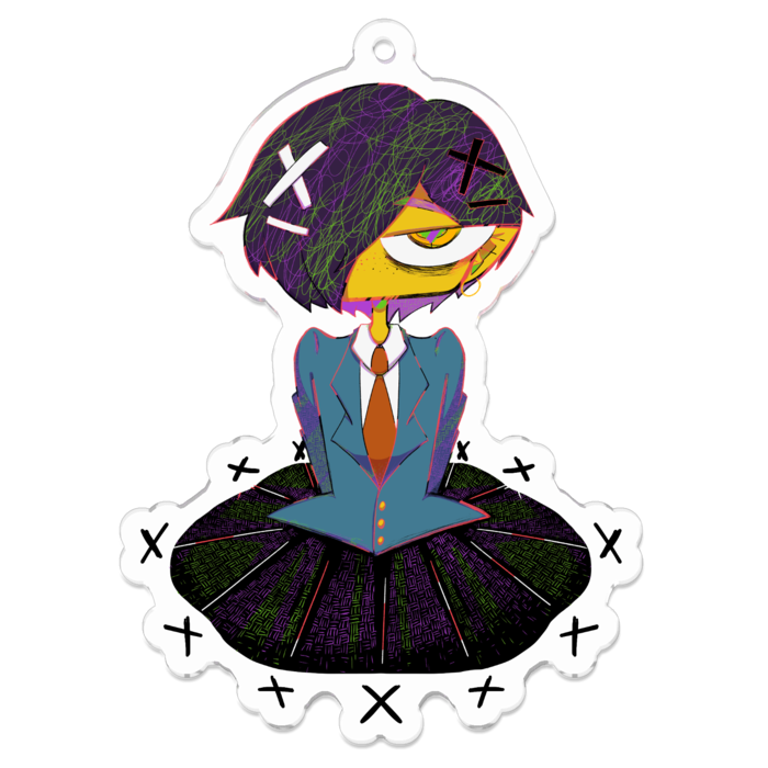 アクリルキーホルダー - 70 x 70 (mm)