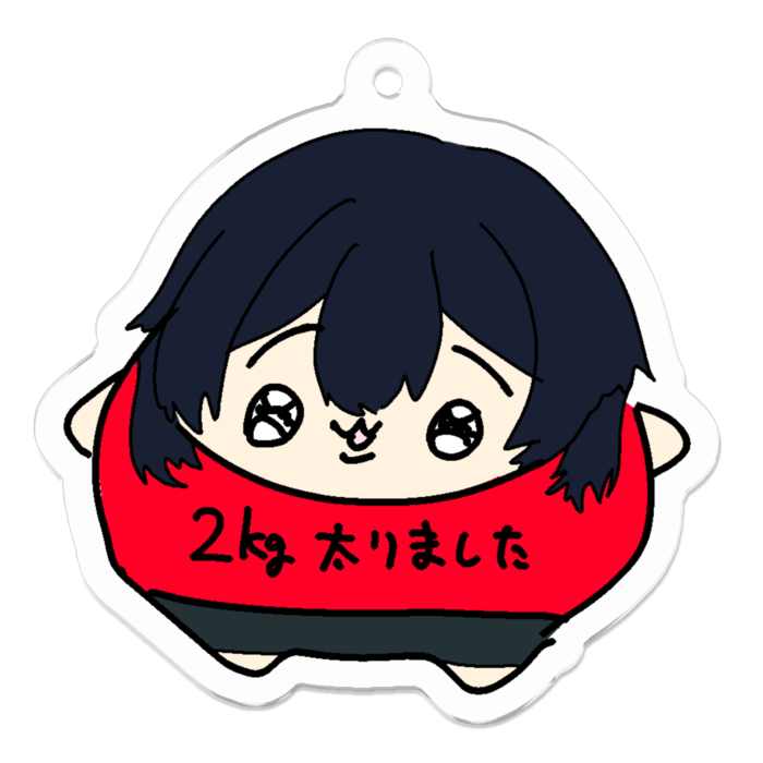 アクリルキーホルダー - 50 x 50 (mm)