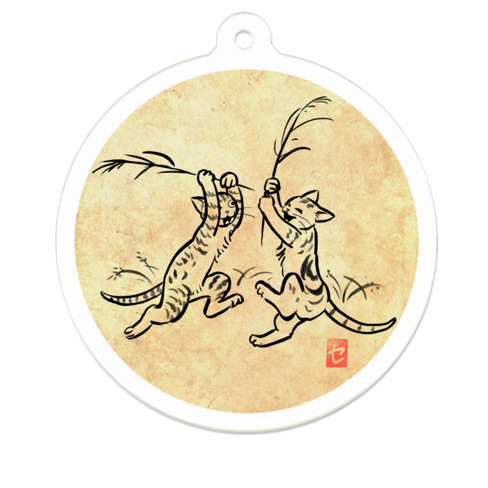 アクリルキーホルダー - 50 x 50 (mm)