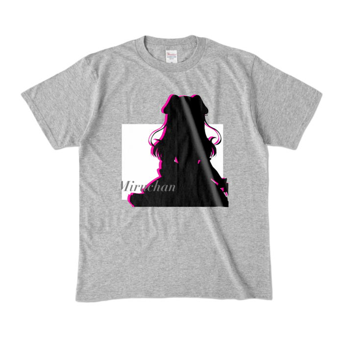 カラーTシャツ - M - 杢グレー (濃色)