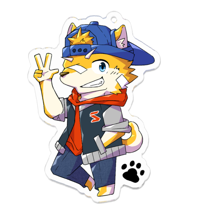 アクリルキーホルダー - 70 x 70 (mm)