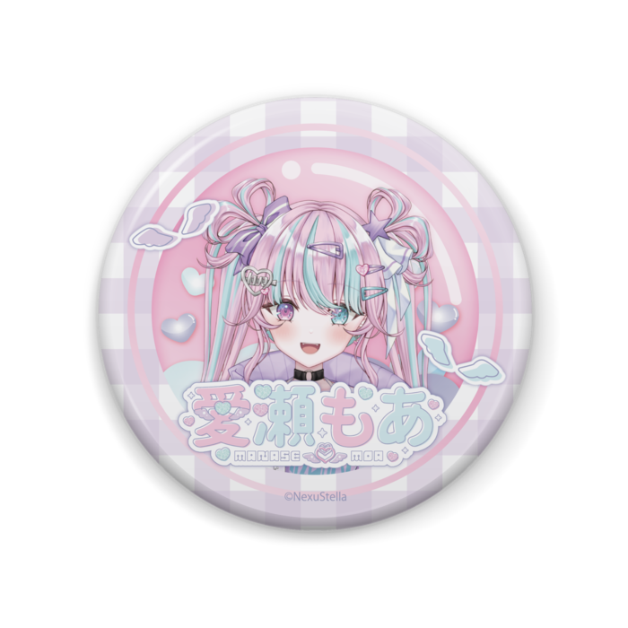 愛瀬もあ 缶バッジ - 57mm