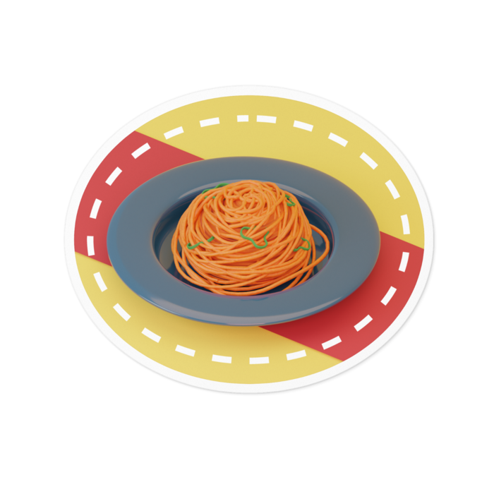 ステッカー - 100 x 100 (mm)