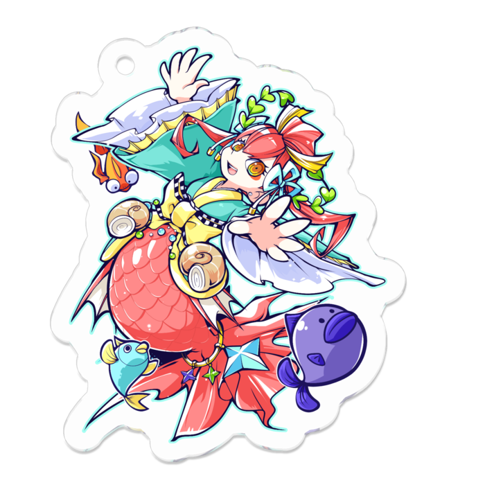 アクリルキーホルダー - 50 x 50 (mm)