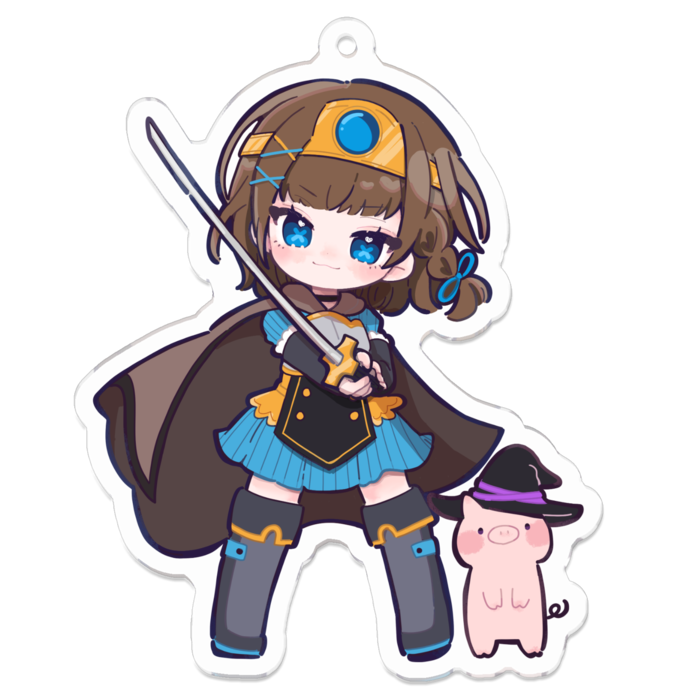アクリルキーホルダー - 70 x 70 (mm)