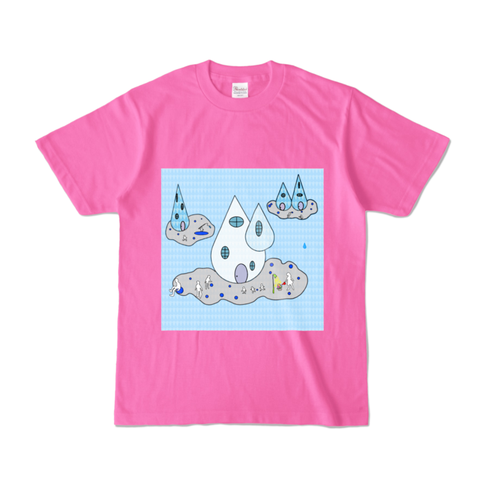カラーTシャツ - S - ピンク (濃色)