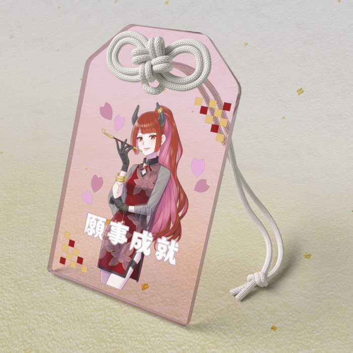 アクリルお守り - 50 × 80mm