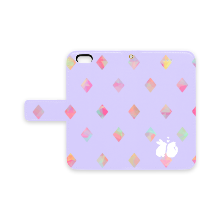 手帳型iPhoneケース - iPhone 6 / 6s - ストラップ穴 あり