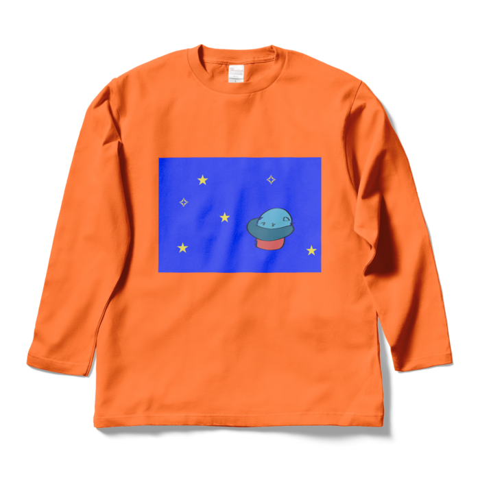 ロングスリーブTシャツ - L - オレンジ