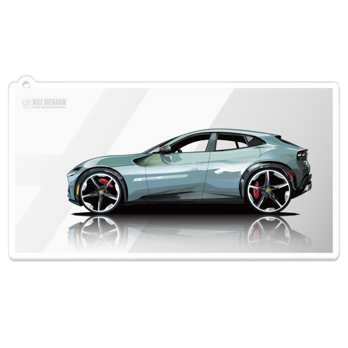 アクリルキーホルダー - 100 x 100 (mm)