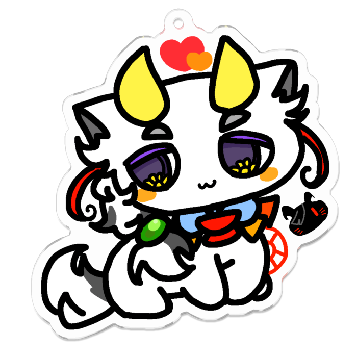 アクリルキーホルダー - 70 x 70 (mm)