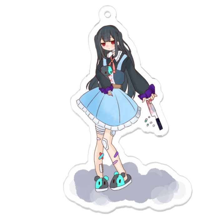 アクリルキーホルダー - 70 x 70 (mm)