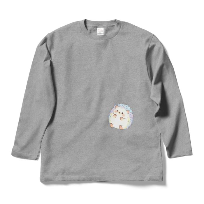 ロングスリーブTシャツ - L - 杢グレー