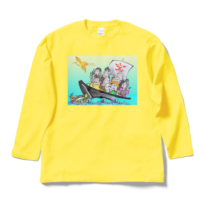 ロングスリーブTシャツ - L - イエロー