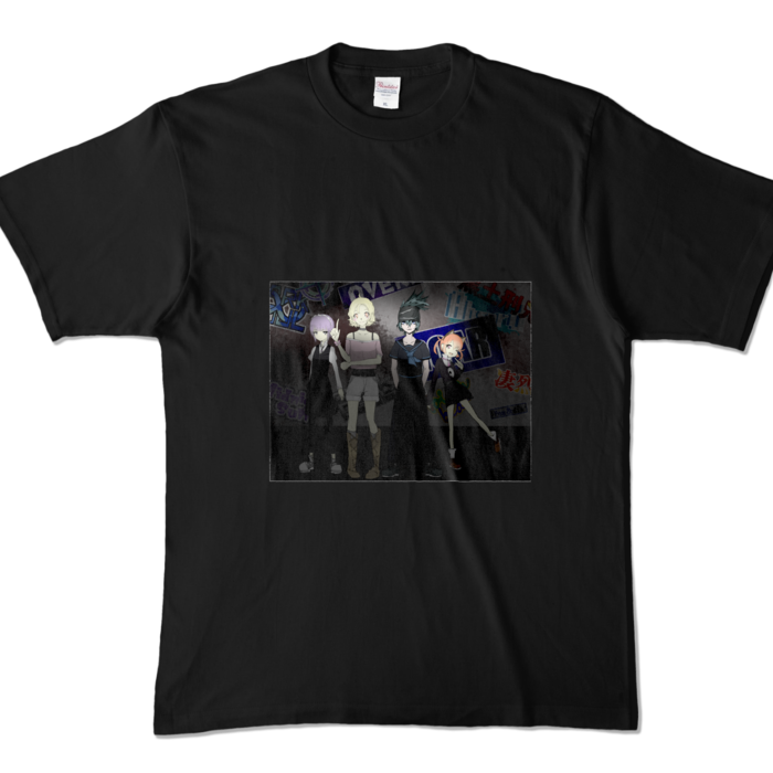 カラーTシャツ - XL - ブラック (濃色)