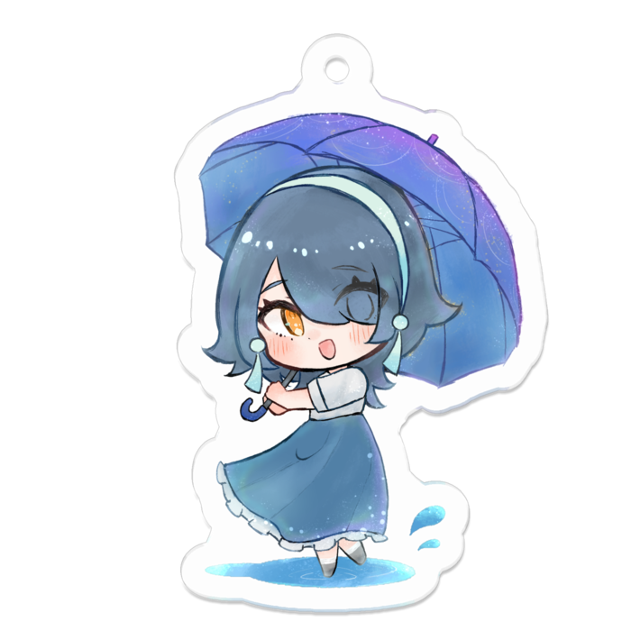 アクリルキーホルダー - 50 x 50 (mm)