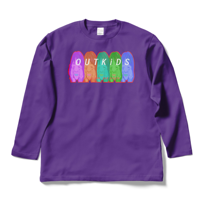 ロングスリーブTシャツ - L - パープル