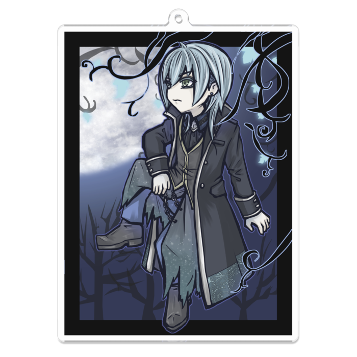 アクリルキーホルダー角形 - 100 x 100 (mm)(角形)