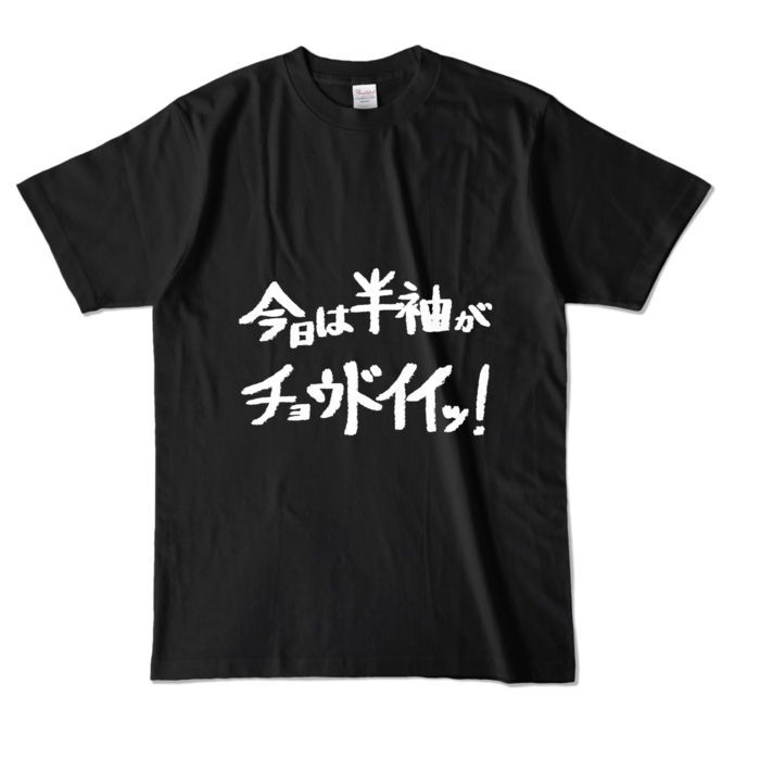 カラーTシャツ - L - ブラック (濃色)