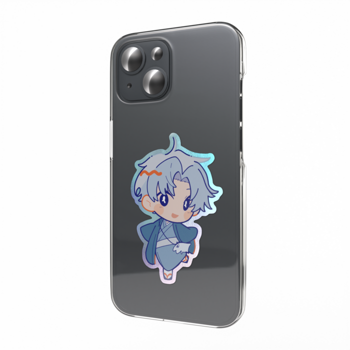 オーロラスマホステッカー - W55 × H91mm 以内