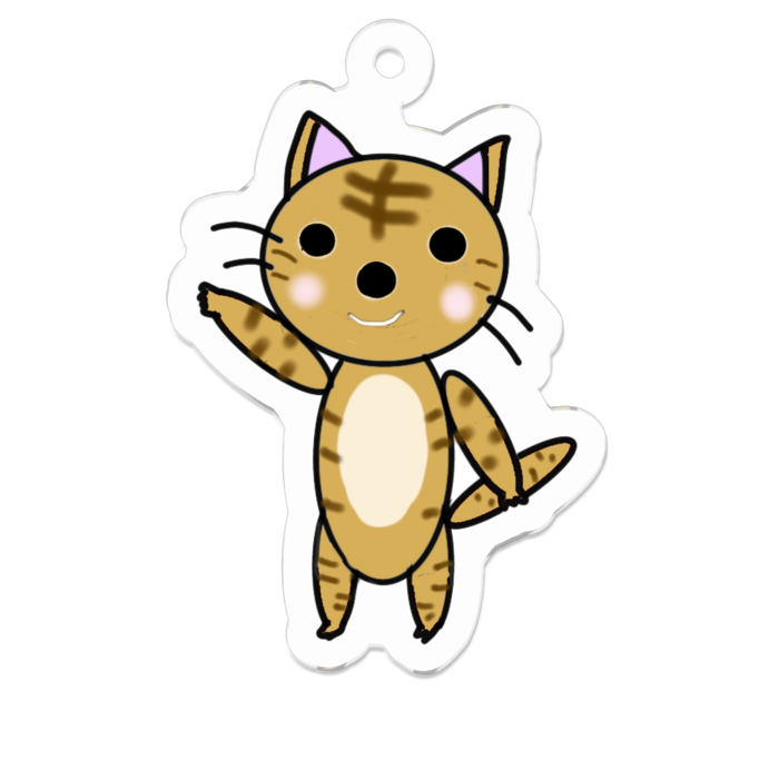 アクリルキーホルダー - 50 x 50 (mm)