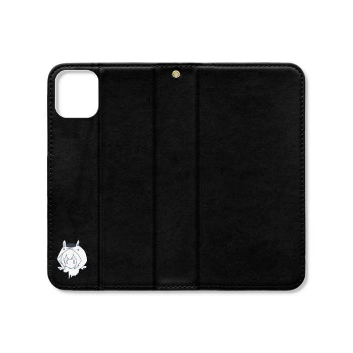 手帳型iPhoneケース（ベルトなし） - iPhone 11 - ストラップ穴 あり