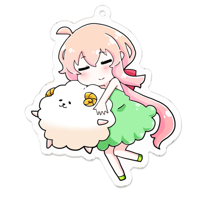 アクリルキーホルダー - 70 x 70 (mm)