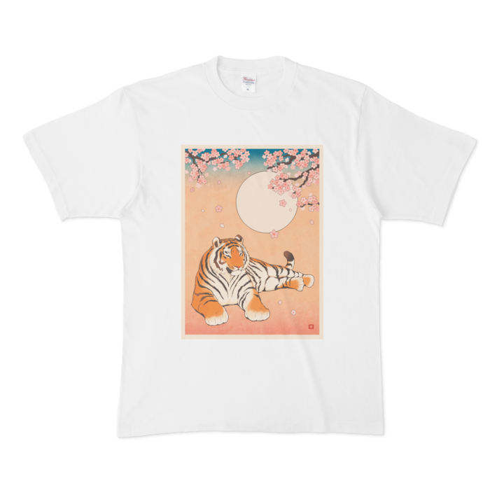 桜　Tシャツ - XL - 正面
