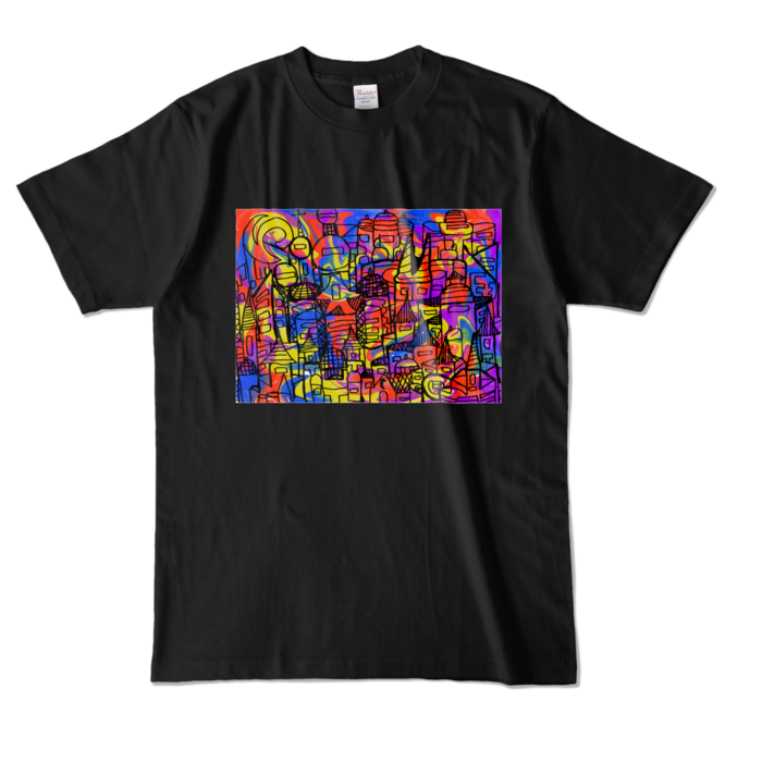 カラーTシャツ - L - ブラック (濃色)