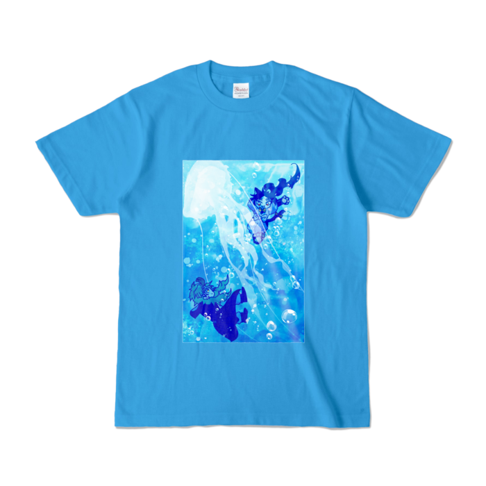 カラーTシャツ - S - ターコイズ (濃色)