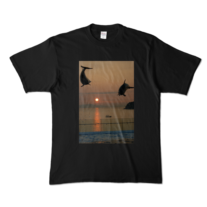 カラーTシャツ - XL - ブラック (濃色)