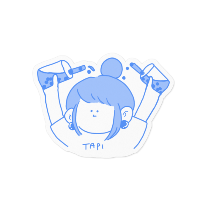 ステッカー - 100 x 100 (mm)