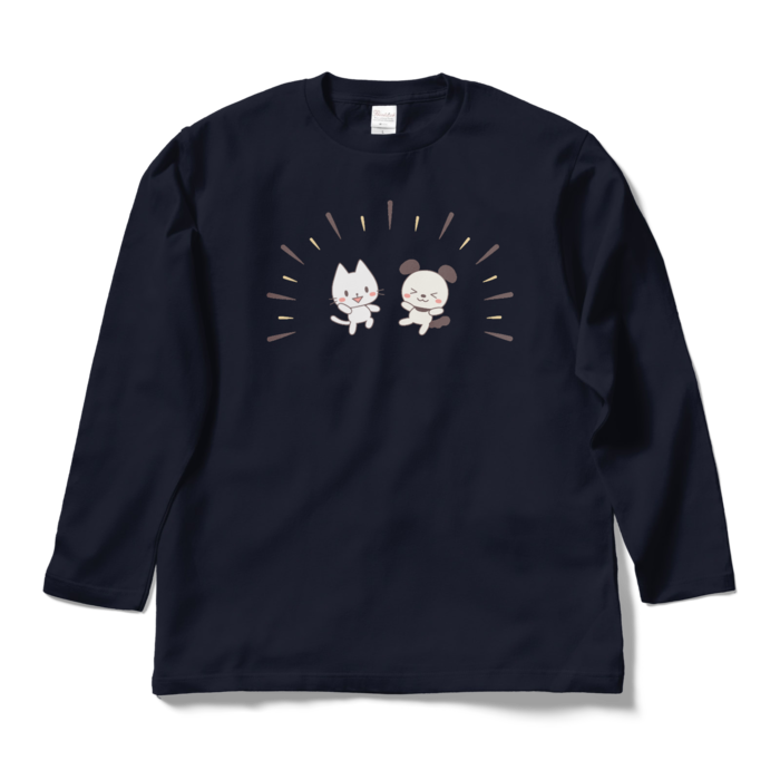ロングスリーブTシャツ　紺色　L