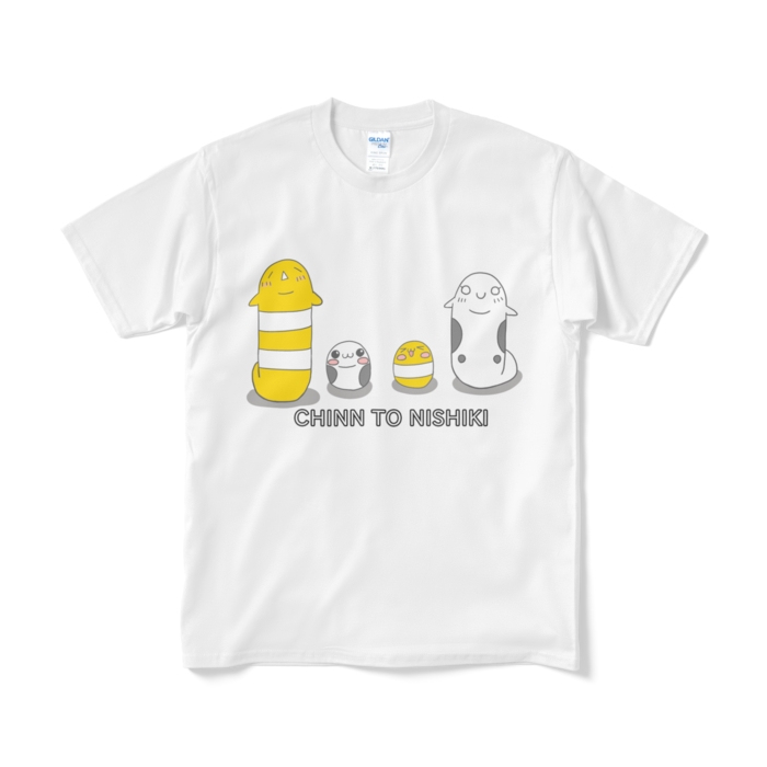 ちんとにしきTシャツ - M - ホワイト