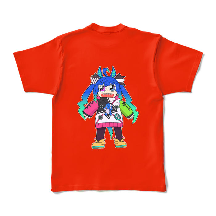 カラーTシャツ - XL - レッド (濃色)