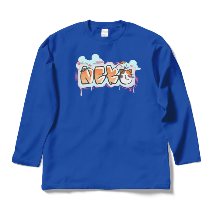 ロングスリーブTシャツ - L - ロイヤルブルー