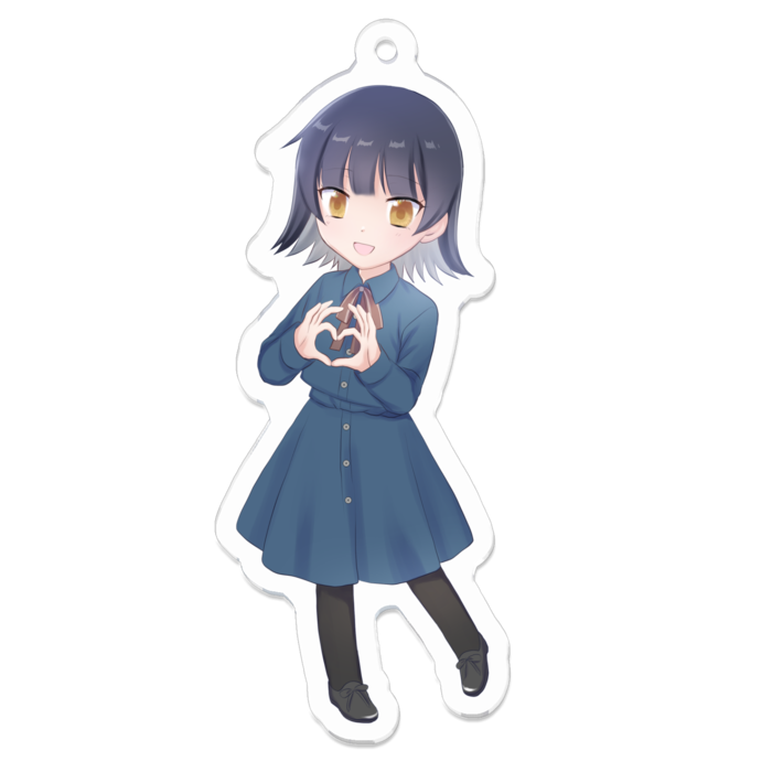アクリルキーホルダー（コーティング） - 70 x 70 (mm)