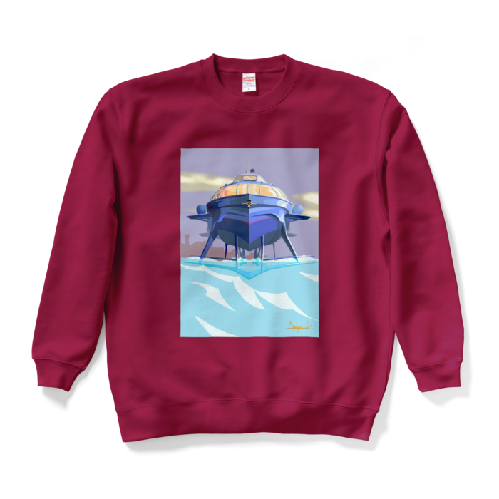 スウェット - XL - バーガンディ