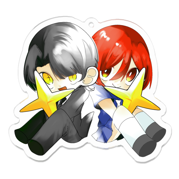 アクリルキーホルダー - 70 x 70 (mm)