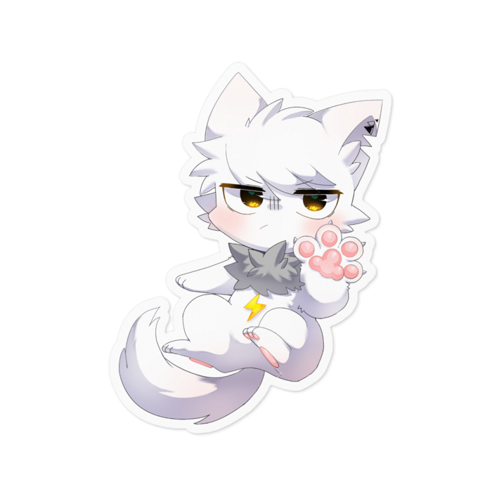 ステッカー(ホワイト) - 100 x 100 (mm)