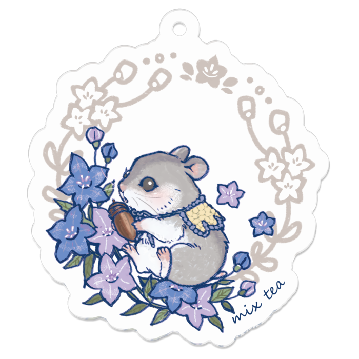 アクリルキーホルダー - 50 x 50 (mm)