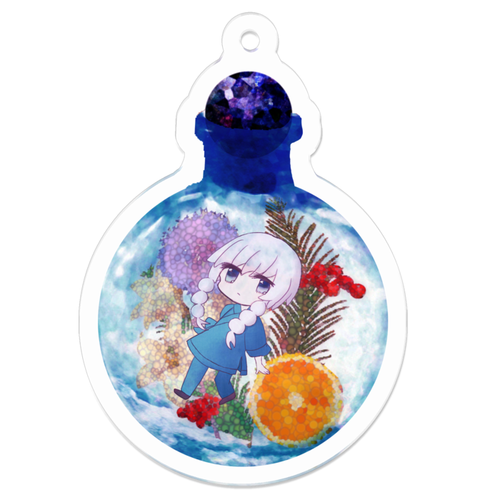 アクリルキーホルダー - 50 x 50 (mm)