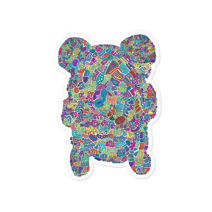 ステッカー - 100 x 100 (mm)