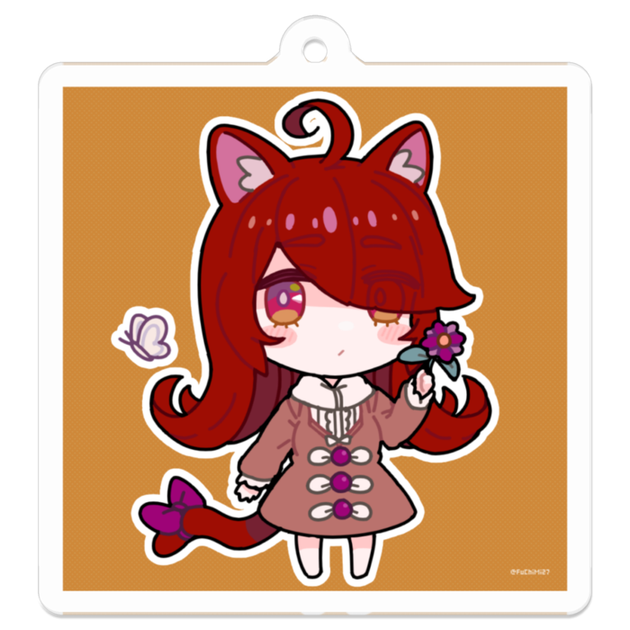 アクリルキーホルダー - 50 x 50 (mm)