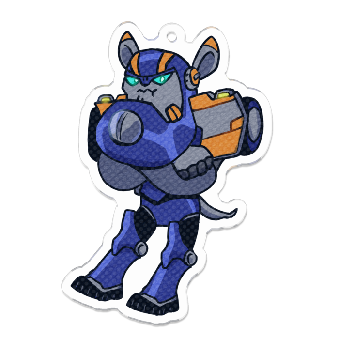 アクリルキーホルダー - 70 x 70 (mm)
