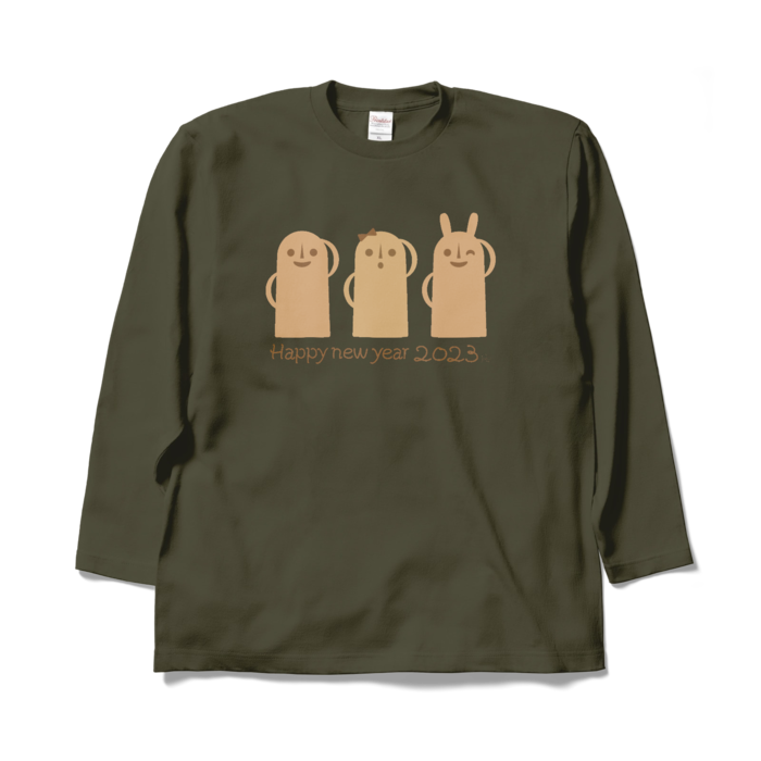 ロングスリーブTシャツ - XL - アーミーグリーン