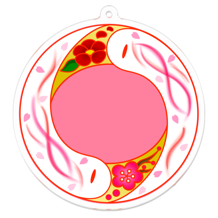 アクリルキーホルダー - 70 x 70 (mm)