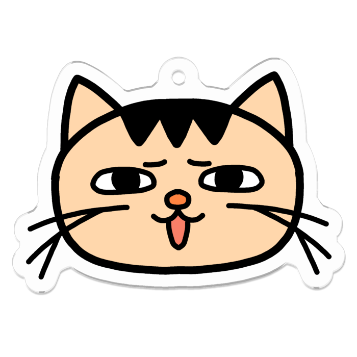 アクリルキーホルダー - 50 x 50 (mm)